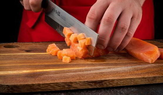 окрошка с рыбой холодного копчения