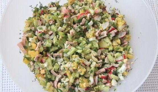 окрошка традиционная