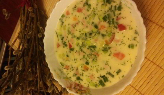 окрошка весенняя