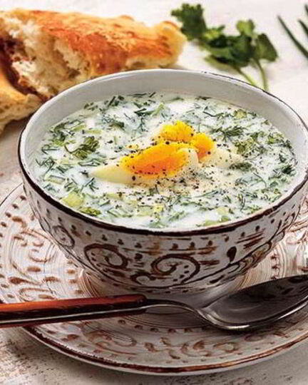 Рецепт овдуха — азербайджанской окрошки