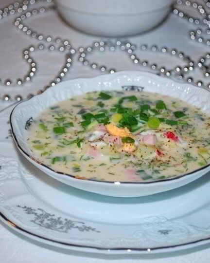 Рецепт зимней окрошки