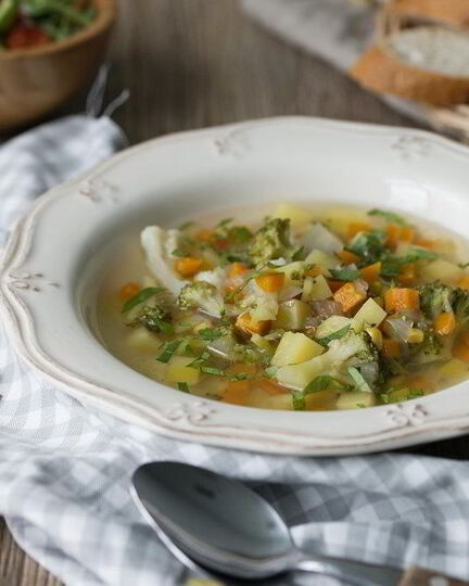 Рецепт фитнеса-супа овощной в мультиварке