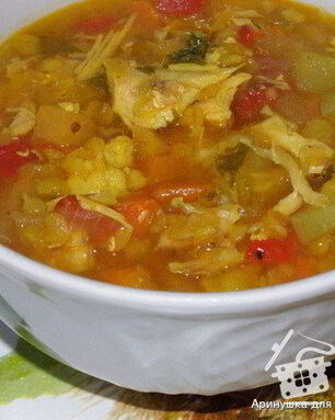 Индийский овощной суп дал