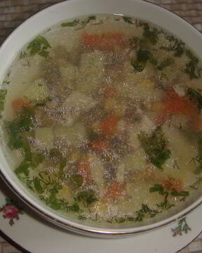 Курино-овощной суп по-мекскански