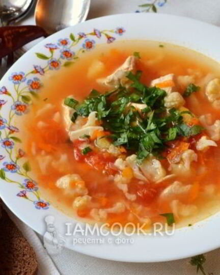 Рецепт куриного супа с овощами