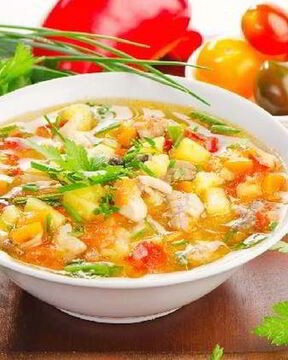 Куриный супчик с овощами