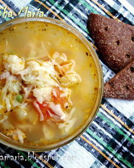 Рецепт минестроне с курицея