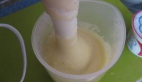 овощной крем-суп с сухариками