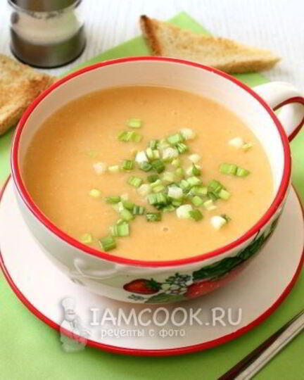 Рецепт овощного крема суп со сливками