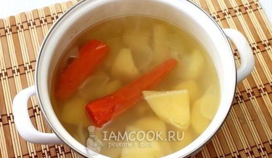 овощной крем суп со сливками