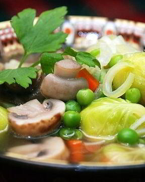 Овощной суп без картошки