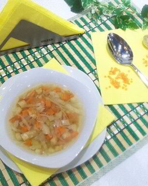 Овощной суп диетический