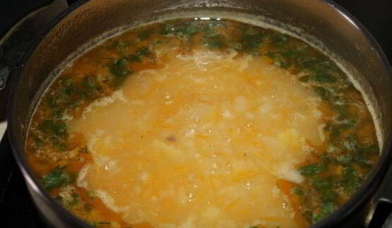 овощной суп из индюшиной шейки