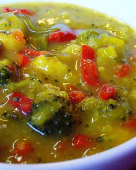 Рецепт овощного супа-карри дыхание осени