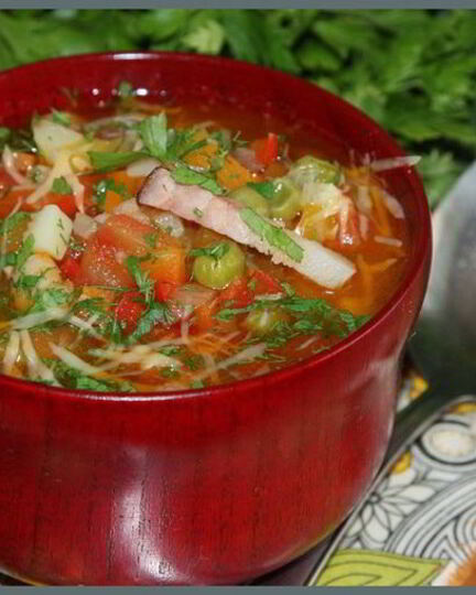 Рецепт овощного супа минестроне