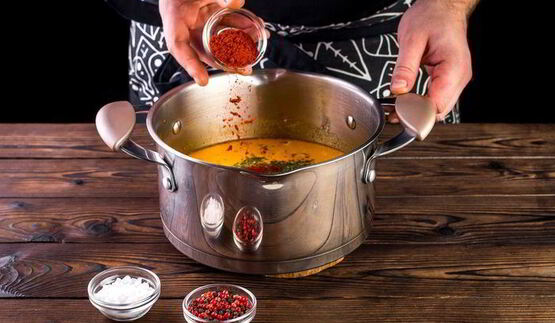 овощной суп с копченостями