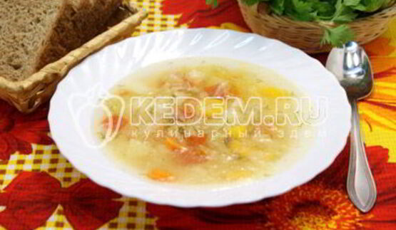 овощной суп в мультиварке