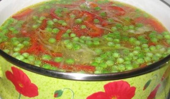 овощной суп веселенький