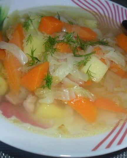 Рецепт овощного супчика