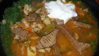 Суп из говядины