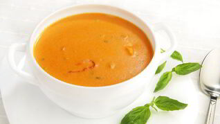 Суп с креветками