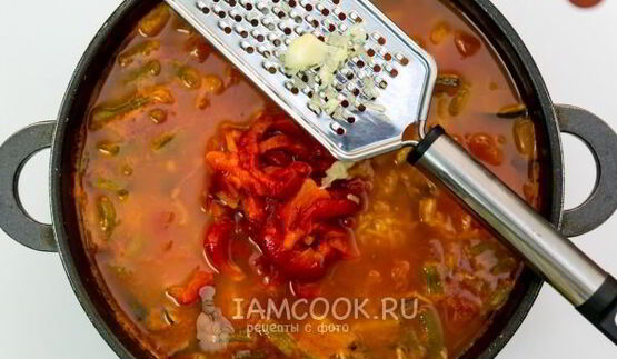 постный суп с нутом и овощами