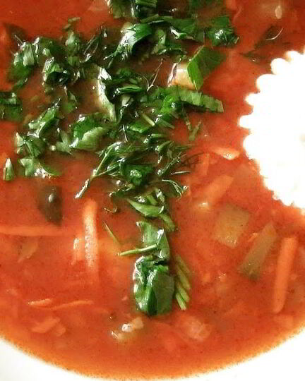 Рецепт домашнего рассольника с рисом