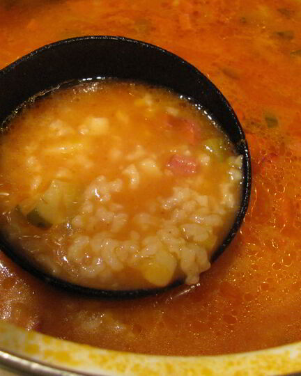 Рецепт густого рассольника с рисом