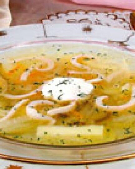 Рецепт рассольника домашнего с кальмарами