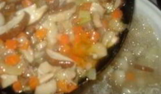 рассольник грибной