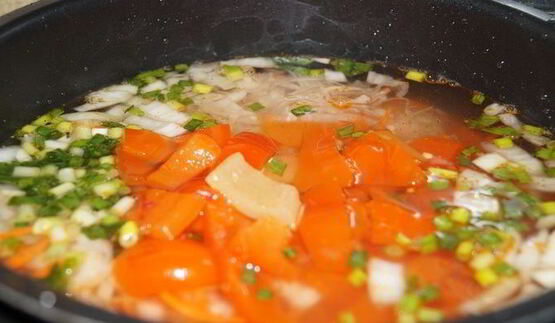 рассольник на курином бульоне из мультиварки