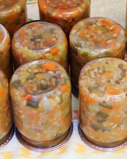 Рецепт рассольника на зиму с помидорами и огурцами