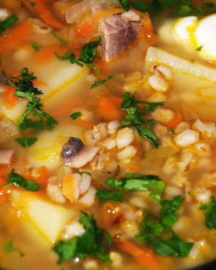 Рецепт рассольника с говядиной и перловкой