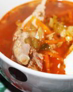 Рассольник с индейкой