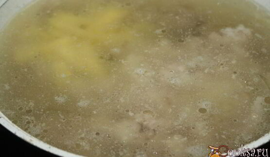 рассольник с индейкой