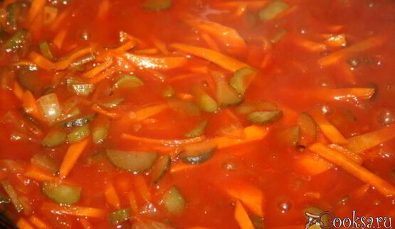 рассольник с индейкой