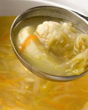 Рассольник с клецками