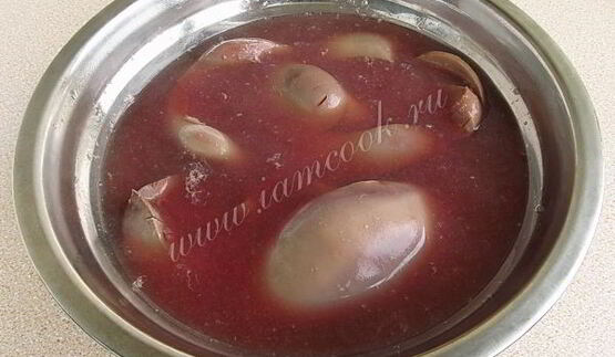 рассольник с почками