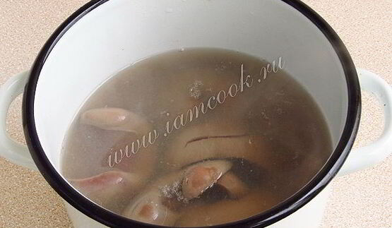 рассольник с почками