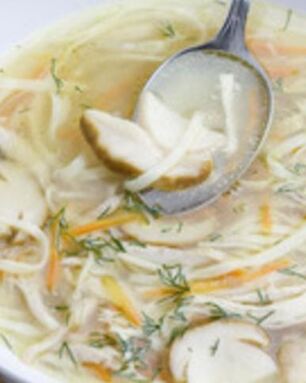 Рассольник с потрошками