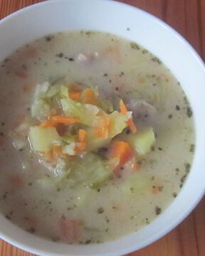 Рассольник с солеными огурцами