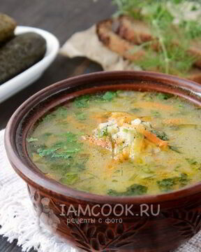 Рассольник вегетарианский