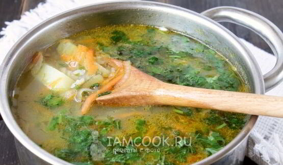 рассольник вегетарианский