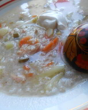 Рыбный рассольник