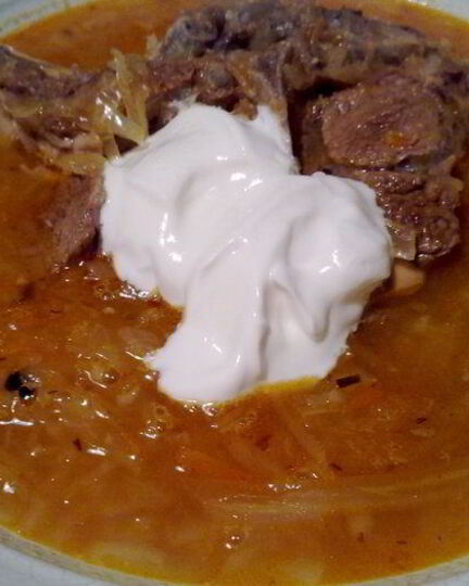 Рецепт кислых щей с бараньим седлом