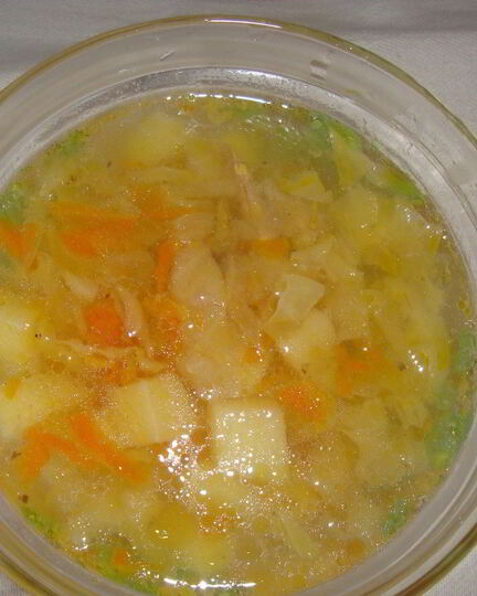 Рецепт кислых щей с курицей