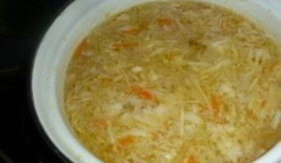 постные щи с фасолью