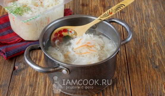 щи из квашеной капусты со свининой