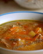 Щи из квашеной капусты томленые