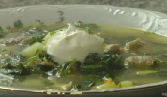щи из щавеля с мясом